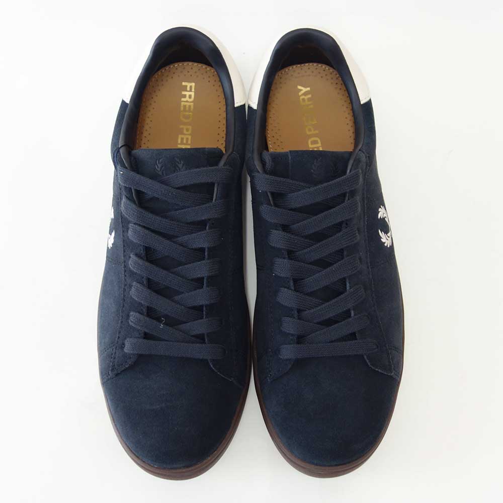 FREDPERRYフレッドペリーB1317297（メンズ）SPENCERSUEDE（スペンサースエード）カラー：ANCHORGREY天然皮革ローカットスニーカー「靴」