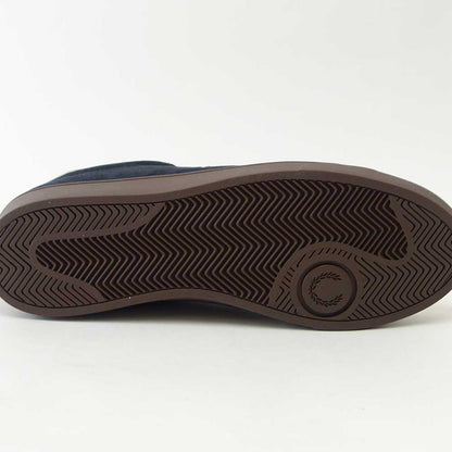 FREDPERRYフレッドペリーB1317297（メンズ）SPENCERSUEDE（スペンサースエード）カラー：ANCHORGREY天然皮革ローカットスニーカー「靴」