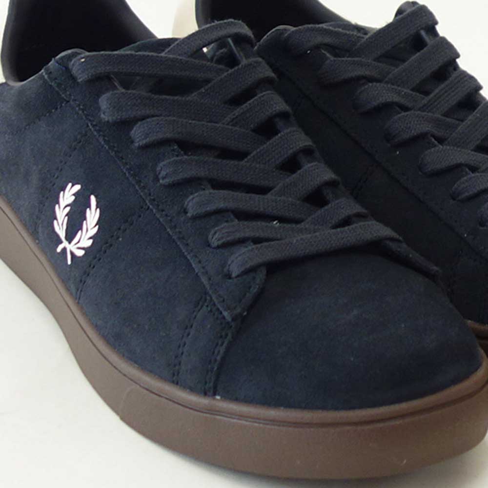 FREDPERRYフレッドペリーB1317297（メンズ）SPENCERSUEDE（スペンサースエード）カラー：ANCHORGREY天然皮革ローカットスニーカー「靴」