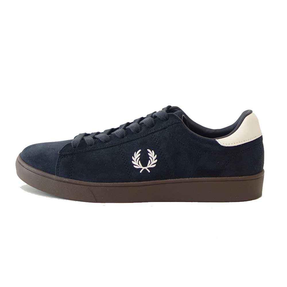 FRED PERRY フレッドペリー  B1317297（メンズ）SPENCER SUEDE （スペンサー スエード） カラー：ANCHOR GREY 天然皮革 ローカット スニーカー  「靴」