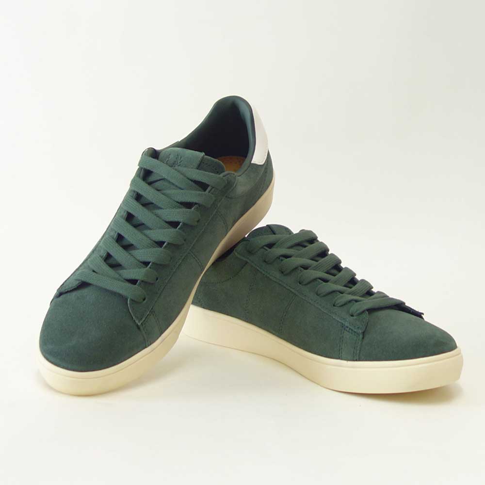 FREDPERRYフレッドペリーB1317X89（メンズ）SPENCERSUEDE（スペンサースエード）カラー：COURTGREEN天然皮革ローカットスニーカー「靴」