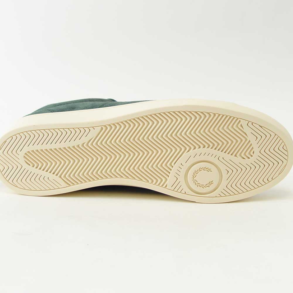 FREDPERRYフレッドペリーB1317X89（メンズ）SPENCERSUEDE（スペンサースエード）カラー：COURTGREEN天然皮革ローカットスニーカー「靴」