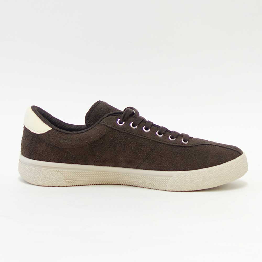 FREDPERRYフレッドペリーB2328Q21（メンズ）TENNISSHOESUEDE（テニスシュースエード）カラー：BURNTTABACCO天然皮革ローカットスニーカー「靴」