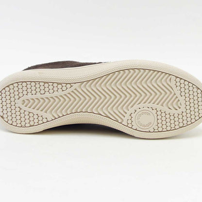 FREDPERRYフレッドペリーB2328Q21（メンズ）TENNISSHOESUEDE（テニスシュースエード）カラー：BURNTTABACCO天然皮革ローカットスニーカー「靴」