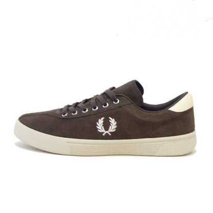FRED PERRY フレッドペリー  B2328Q21（メンズ）TENNIS SHOE SUEDE （テニスシュー スエード） カラー：BURNT TABACCO 天然皮革 ローカット スニーカー  「靴」