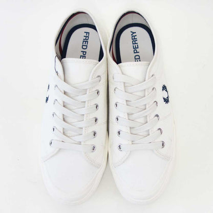 FREDPERRYフレッドペリーB2332T60（メンズ）B708VINTAGETENNISCANVAS（ヴィンテージテニスキャンバス）カラー：スノーホワイトローカットスニーカー「靴」