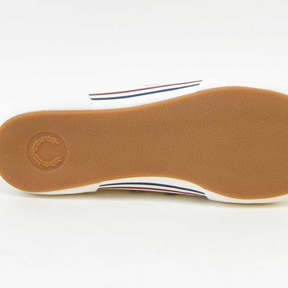 FREDPERRYフレッドペリーB2332T60（メンズ）B708VINTAGETENNISCANVAS（ヴィンテージテニスキャンバス）カラー：スノーホワイトローカットスニーカー「靴」
