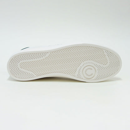 FREDPERRYフレッドペリーB4334303（ユニセックス）SPENCERLEATHER（スペンサーレザー）カラー：SNOWWHITE天然皮革のローカットスニーカー「靴」