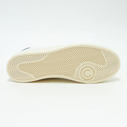 FREDPERRYフレッドペリーB4334D06（ユニセックス）SPENCERLEATHER（スペンサーレザー）カラー：LIGHTECRU天然皮革のローカットスニーカー「靴」