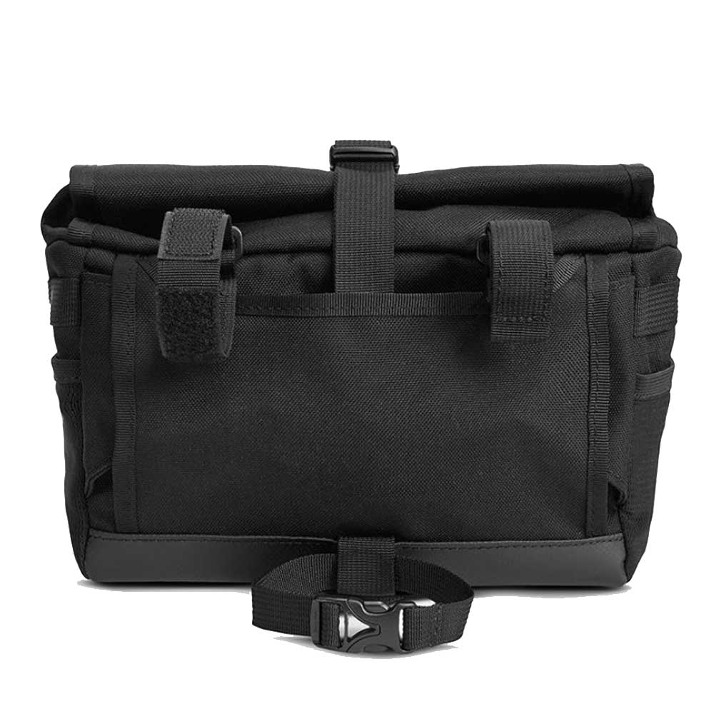 CHROME クローム DOUBLETRACK HANDLEBAR SLING BAG （ダブルトラック ハンドルバー スリング バッグ）  BG328 （カラー LEATHER / BLACK） 容量：5L 耐水 ハンドルバーバッグ メッセンジャーバック スリングバック ボディーバッグ