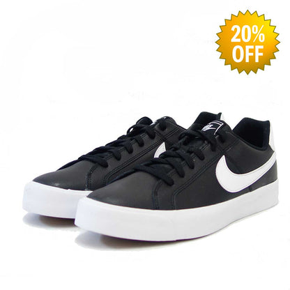 【SALE 20%OFF】 ナイキ NIKE コートロイヤル AC BQ4222 002 ブラック／ホワイト （メンズ） NIKE COURT ROYALE AC「靴」