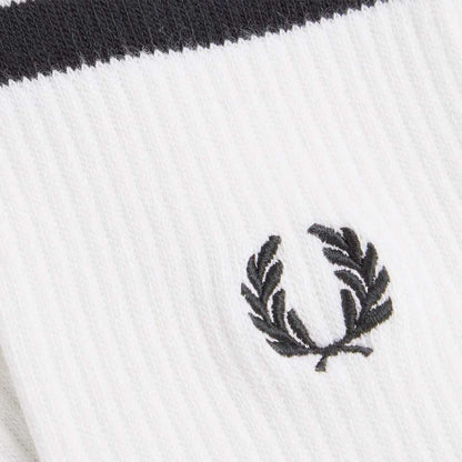 FRED PERRY フレッドペリー Tipped Sports Socks C1150 （ポルトガル製） クルーソックス 靴下