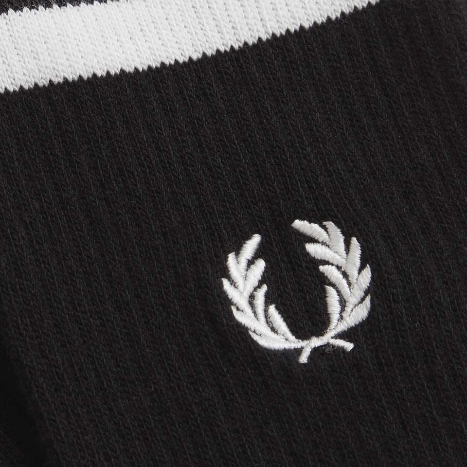 FRED PERRY フレッドペリー Tipped Sports Socks C1150 （ポルトガル製） クルーソックス 靴下