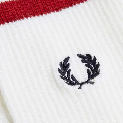 FRED PERRY フレッドペリー Tipped Sports Socks C1150 （ポルトガル製） クルーソックス 靴下