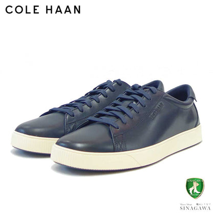 コールハーン COLE HAAN NANTUCKET 2.0 SNKR マリンブルー C33142 （メンズ） 天然皮革 ローカット スニーカー ウォーキング 「靴」