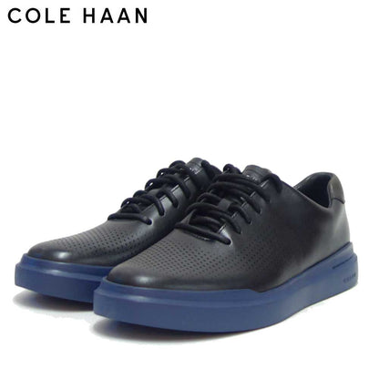 コールハーン COLE HAAN グランドプロ ラリー レーザー カット スニーカー ブラック c34275 （メンズ） 天然皮革 ローカット スニーカー ウォーキング 「靴」