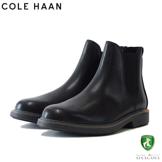コールハーン COLE HAAN GO-TO チェルシー （ブラック） c36531 （メンズ） 天然皮革 サイドゴアブーツ アンクル ショート ビジネス ウォーキング 「靴」
