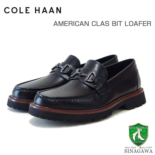 コールハーンCOLEHAANアメリカンクラシックスビットローファー（ブラック/ブラック）C39133（メンズ）天然皮革スリッポンビジネスシューズカジュアルシューズ「靴」