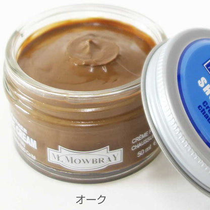 靴クリーム モウブレイ M.MOWBRAY モゥブレイ シュークリーム ジャー（イタリア製） 50ml モゥブレイ R&D 靴磨き シューケア 艶出し 補色 キズ隠し 靴墨 エムモウブレイ M.Mowbray モウブレー モウブレイ mmowbray mモウブレイ