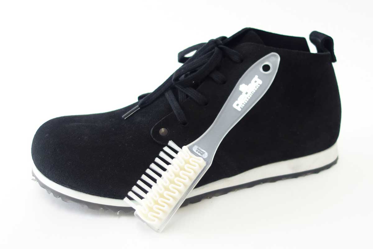 pedag ペダック クレープヌバックブラシ 起毛皮革の靴用クリーニングブラシ（ドイツ製） シューケア用品
