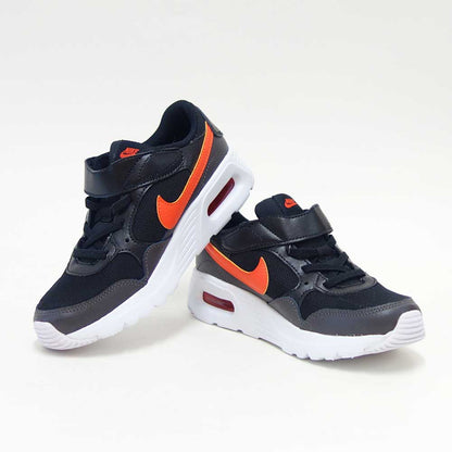 NIKEナイキエアマックスSCPSVCZ5356017ブラック／オレンジ（キッズスニーカー）スポーツシューズランニング運動靴子ども「靴」