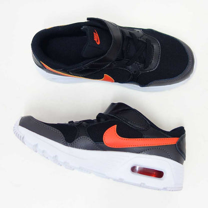 NIKEナイキエアマックスSCPSVCZ5356017ブラック／オレンジ（キッズスニーカー）スポーツシューズランニング運動靴子ども「靴」