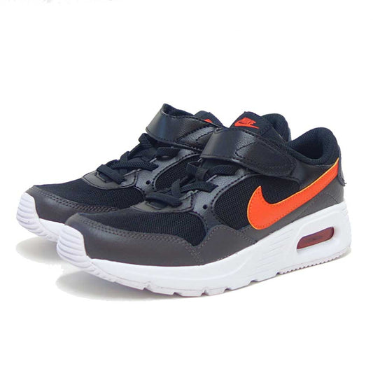 NIKEナイキエアマックスSCPSVCZ5356017ブラック／オレンジ（キッズスニーカー）スポーツシューズランニング運動靴子ども「靴」
