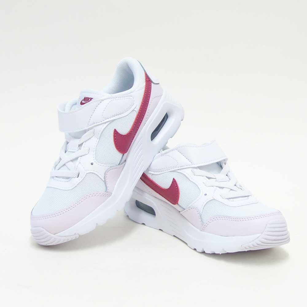 NIKEナイキエアマックスSCPSVCZ5356125ホワイト／ピンク（キッズスニーカー）スポーツシューズランニング運動靴子ども「靴」