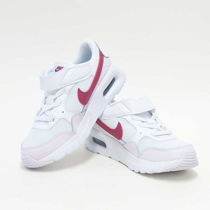 NIKEナイキエアマックスSCPSVCZ5356125ホワイト／ピンク（キッズスニーカー）スポーツシューズランニング運動靴子ども「靴」