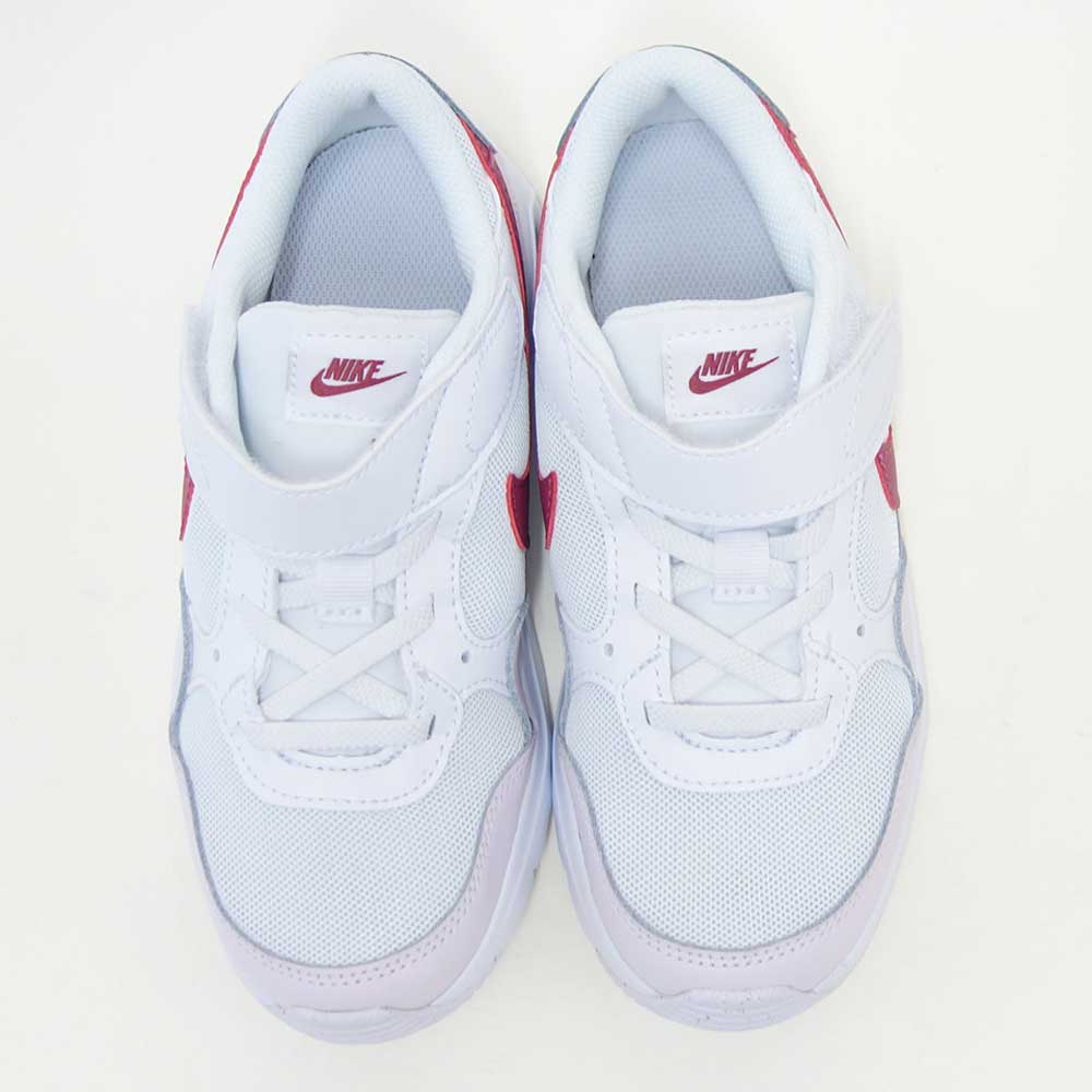 NIKEナイキエアマックスSCPSVCZ5356125ホワイト／ピンク（キッズスニーカー）スポーツシューズランニング運動靴子ども「靴」