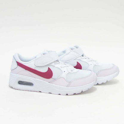 NIKEナイキエアマックスSCPSVCZ5356125ホワイト／ピンク（キッズスニーカー）スポーツシューズランニング運動靴子ども「靴」