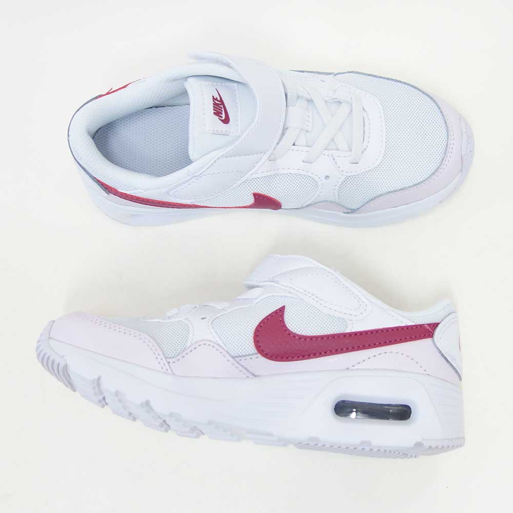 NIKEナイキエアマックスSCPSVCZ5356125ホワイト／ピンク（キッズスニーカー）スポーツシューズランニング運動靴子ども「靴」