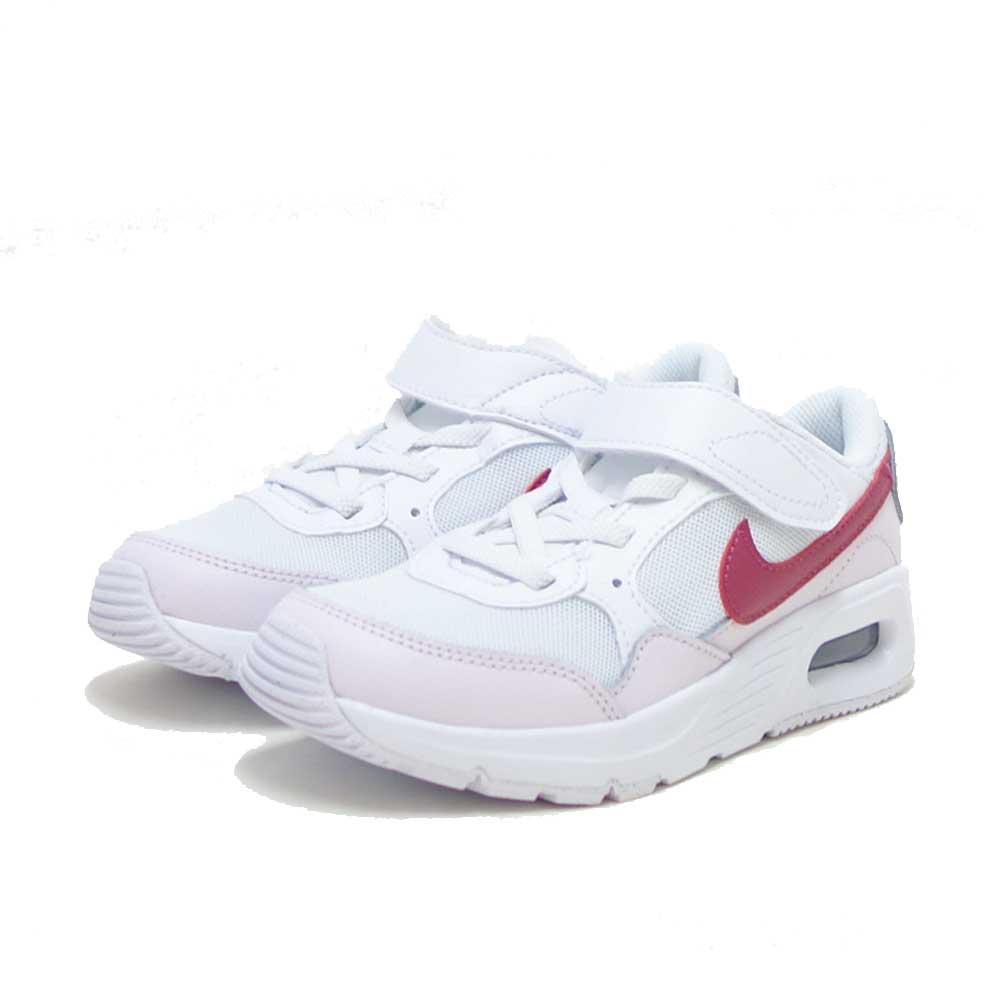 NIKEナイキエアマックスSCPSVCZ5356125ホワイト／ピンク（キッズスニーカー）スポーツシューズランニング運動靴子ども「靴」