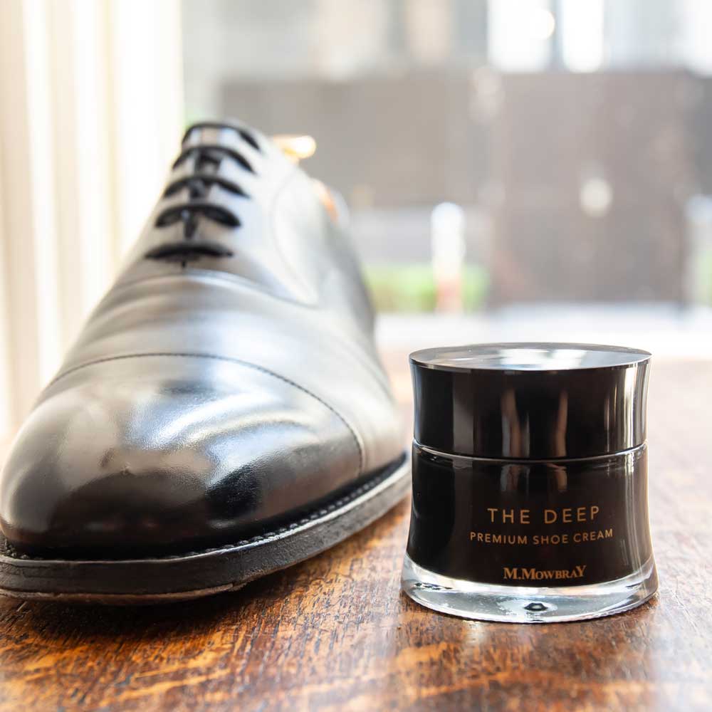 M.MOWBRAYM.モゥブレィTHEDEEPPREMIUMSHOECREAM（ザ・ディープシュークリーム）艶出しクリームハイシャイン下地スムースレザー