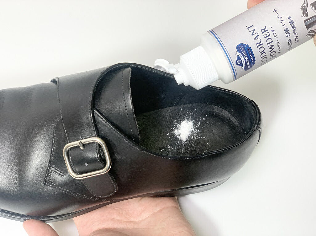 M.モゥブレィプレステージ M.MOWBRAY デオドラントパウダー 靴用消臭・除菌パウダー ホタテ貝殻使用