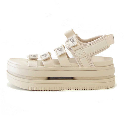 NIKE ナイキ ウィメンズ アイコン クラシック サンダル DH0223 102 サンドドリフト/ミンクブラウン/ヘンプ（レディース） NIKE W ICON CLASSIC SANDAL 厚底 バックストラップ「靴」