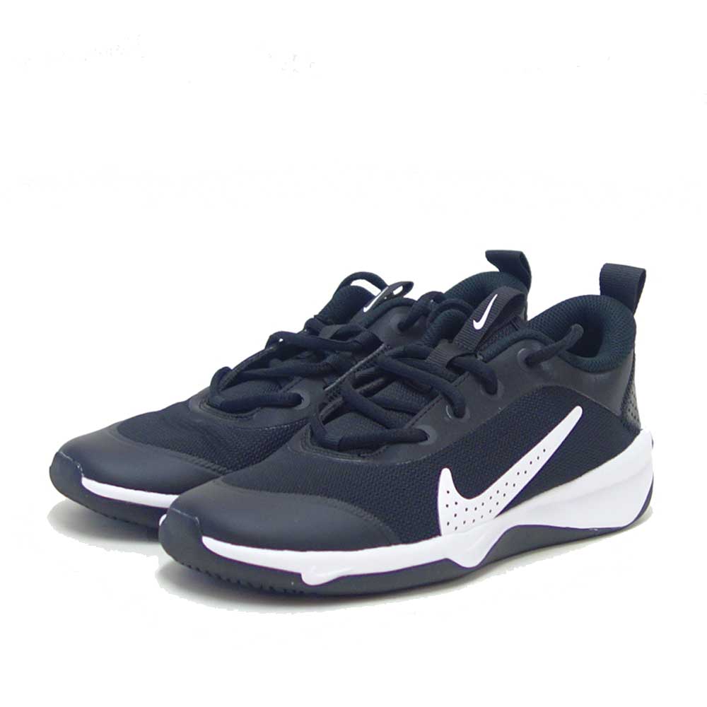 NIKEナイキDM9027002オムニマルチコートGSブラック/ホワイト（キッズシューズ）ジュニアランニングスニーカー子供用運動靴「靴」