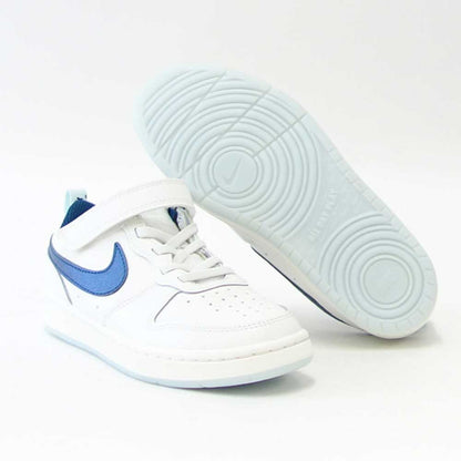 【SALE 10%OFF】 NIKE ナイキ DQ5980 100 ナイキ コート バー ロウ LOW 2 サミットホワイト/ヴァレリアンブルー NIKE COURT BOROUGH LOW 2 （ジュニアシューズ）「靴」