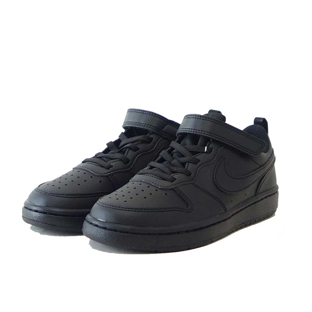NIKEナイキナイキコートボローLOWリクラフト(PS)dv5457002ブラック（キッズシューズ）「靴」