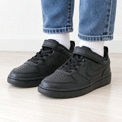 NIKEナイキナイキコートボローLOWリクラフト(PS)dv5457002ブラック（キッズシューズ）「靴」