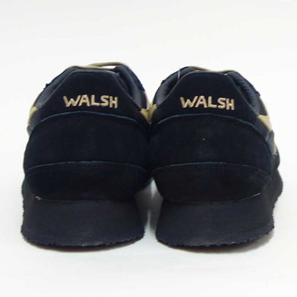 WALSHウォルシュENS31001（ユニセックス）Ensignカラー：Black/Canary（中国製）天然皮革＆人工繊維のランニングスニーカー「靴」