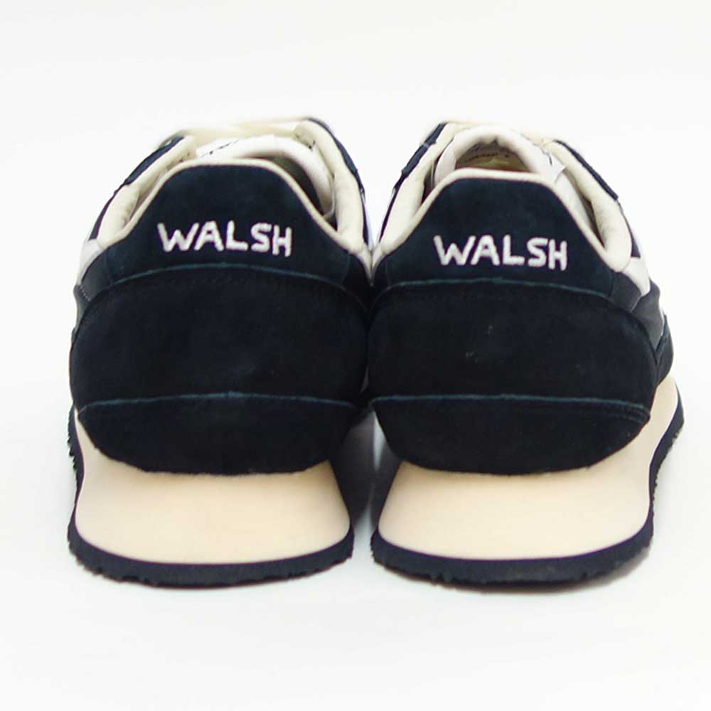 WALSHウォルシュENS31002（ユニセックス）Ensignカラー：Black/Ecru（中国製）天然皮革＆人工繊維のランニングスニーカー「靴」