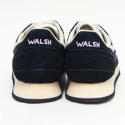 WALSHウォルシュENS31002（ユニセックス）Ensignカラー：Black/Ecru（中国製）天然皮革＆人工繊維のランニングスニーカー「靴」