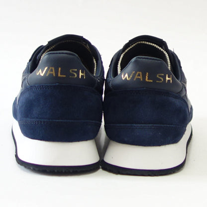 WALSH ウォルシュ ENS 70072（ユニセックス） ENSIGN カラー：ネイビー（英国製） スエード＆人工繊維＆PVCのランニングスニーカー  「靴」