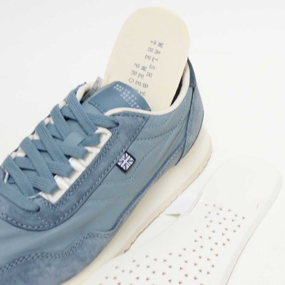 WALSHウォルシュESL11006（ユニセックス）Ensign-Liteカラー：MilitaryBlue/MistyBlue（中国製）天然皮革＆人工繊維のランニングスニーカー「靴」