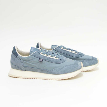 WALSHウォルシュESL11006（ユニセックス）Ensign-Liteカラー：MilitaryBlue/MistyBlue（中国製）天然皮革＆人工繊維のランニングスニーカー「靴」