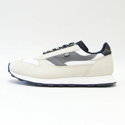 WALSH ウォルシュ EUR 40025（ユニセックス） European カラー：ホワイト／グレー（英国製） ヌバック＆人工繊維＆PVCのランニングスニーカー  「靴」