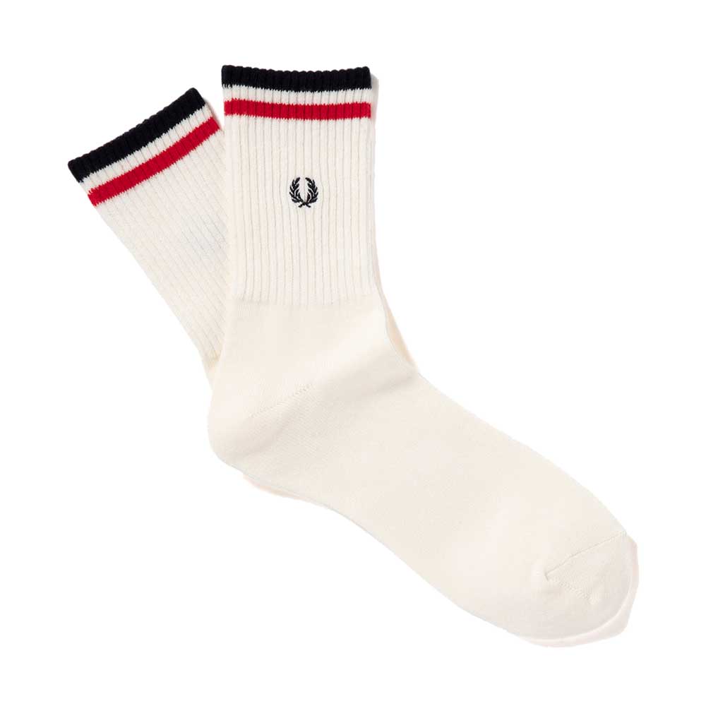 FRED PERRY フレッドペリー TIPPED SHORT SOCKS F19805 ショートソックス（日本製）