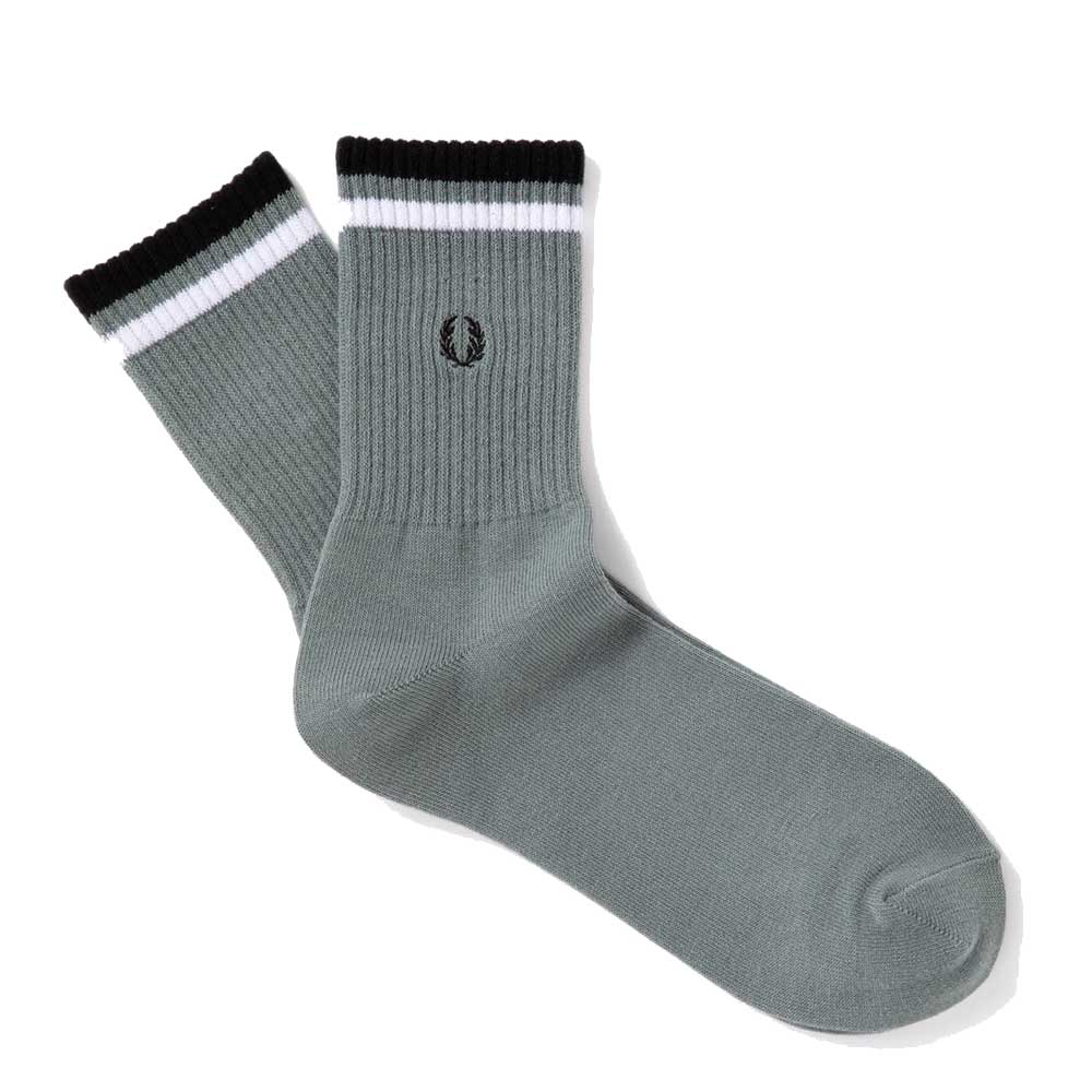 FRED PERRY フレッドペリー TIPPED SHORT SOCKS F19805 ショートソックス（日本製）