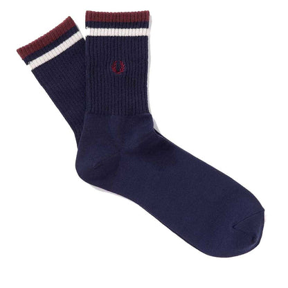 FRED PERRY フレッドペリー Tipped Short Socks F19998   ティップド ショートソックス（日本製）